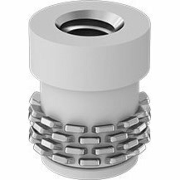 Bsc Preferred Press-Fit Threaded Insert for Composites 1/4-20 Thread Size 0.591 Installed Length 93907A106